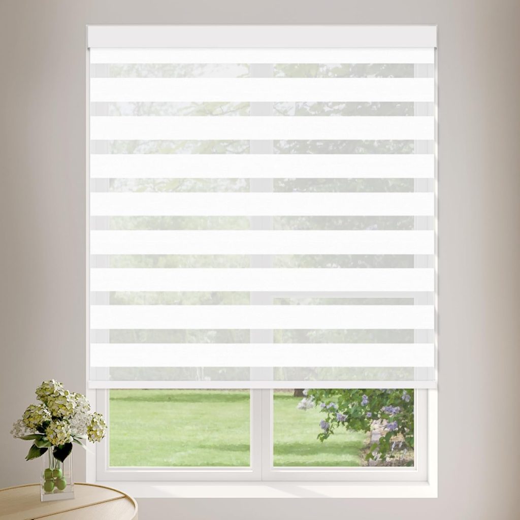Cordless Zebra Blinds for Windows