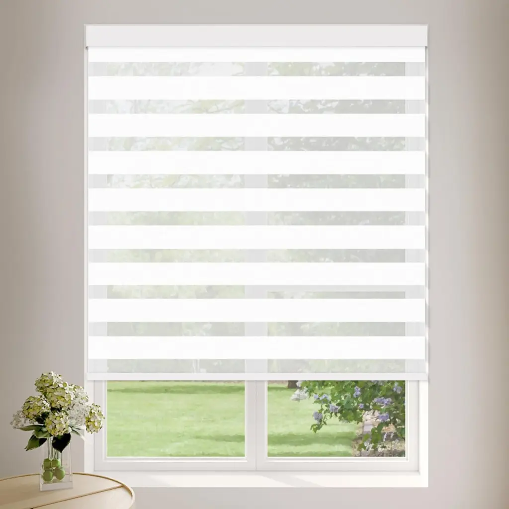 Cordless Zebra Blinds for Windows