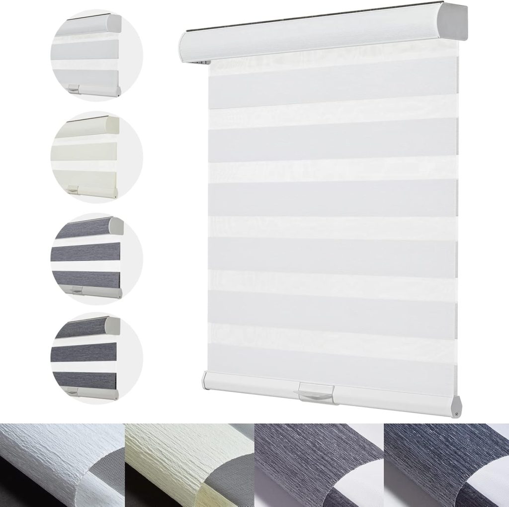 Custom Size Cordless Zebra Blinds