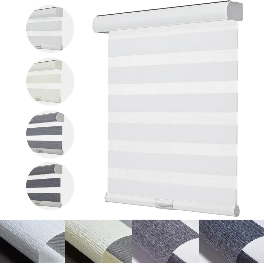 Custom Size Cordless Zebra Blinds