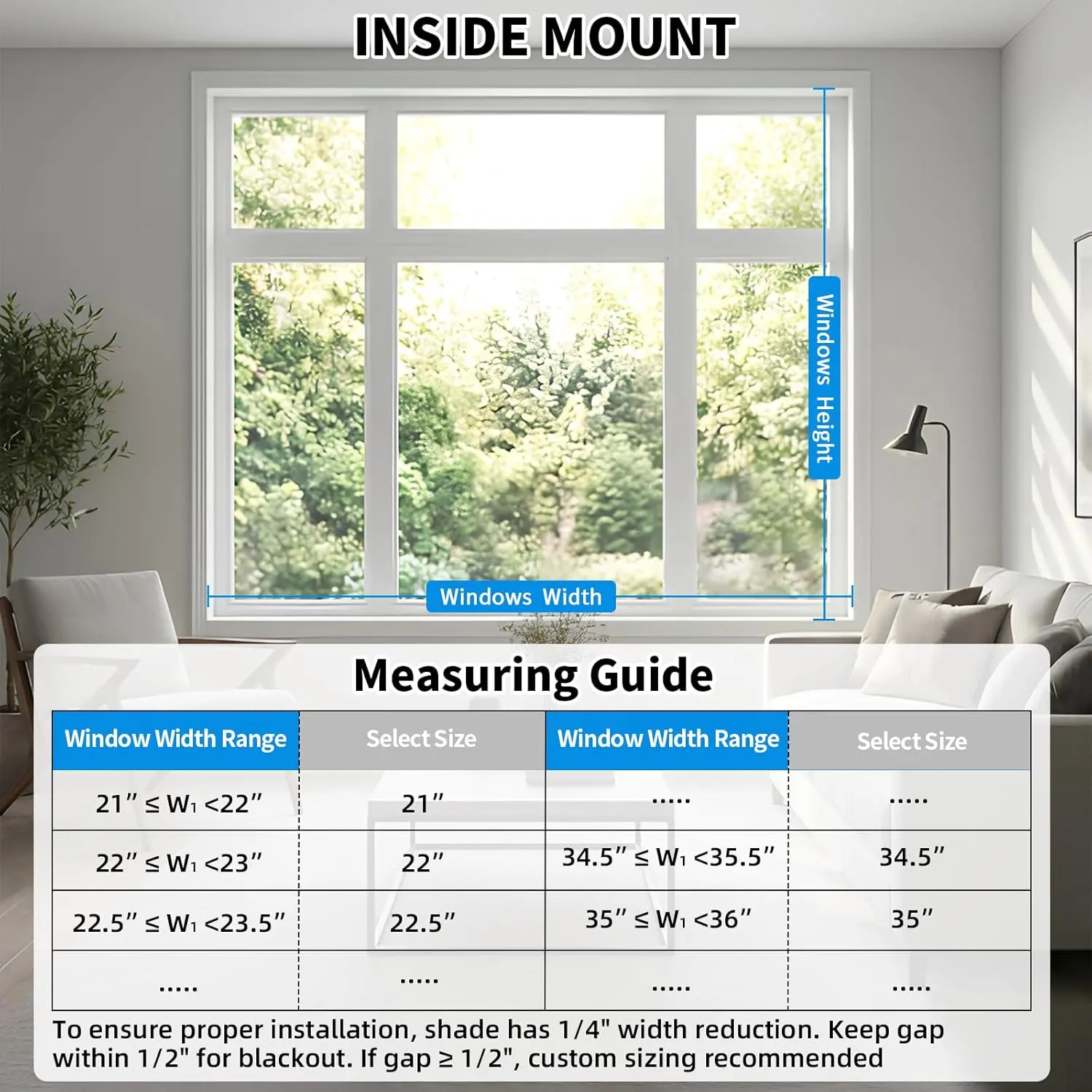 Cordless Blackout Roller Shades Blinds for Indoor Windows Free-Stop Blackout Blinds Window Roller Blinds for Home and Office, Modern Window Blind Color-Matched - Image 5