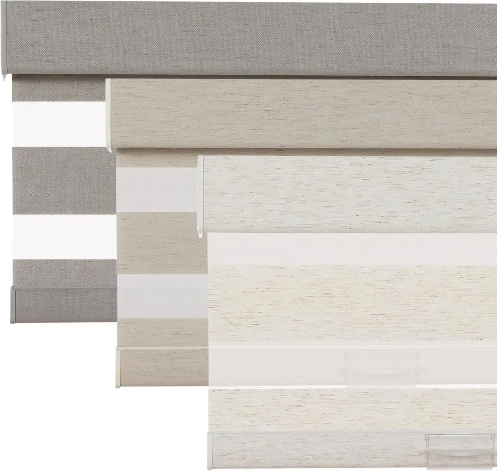 Linen Cordless Zebra Blinds for Windows