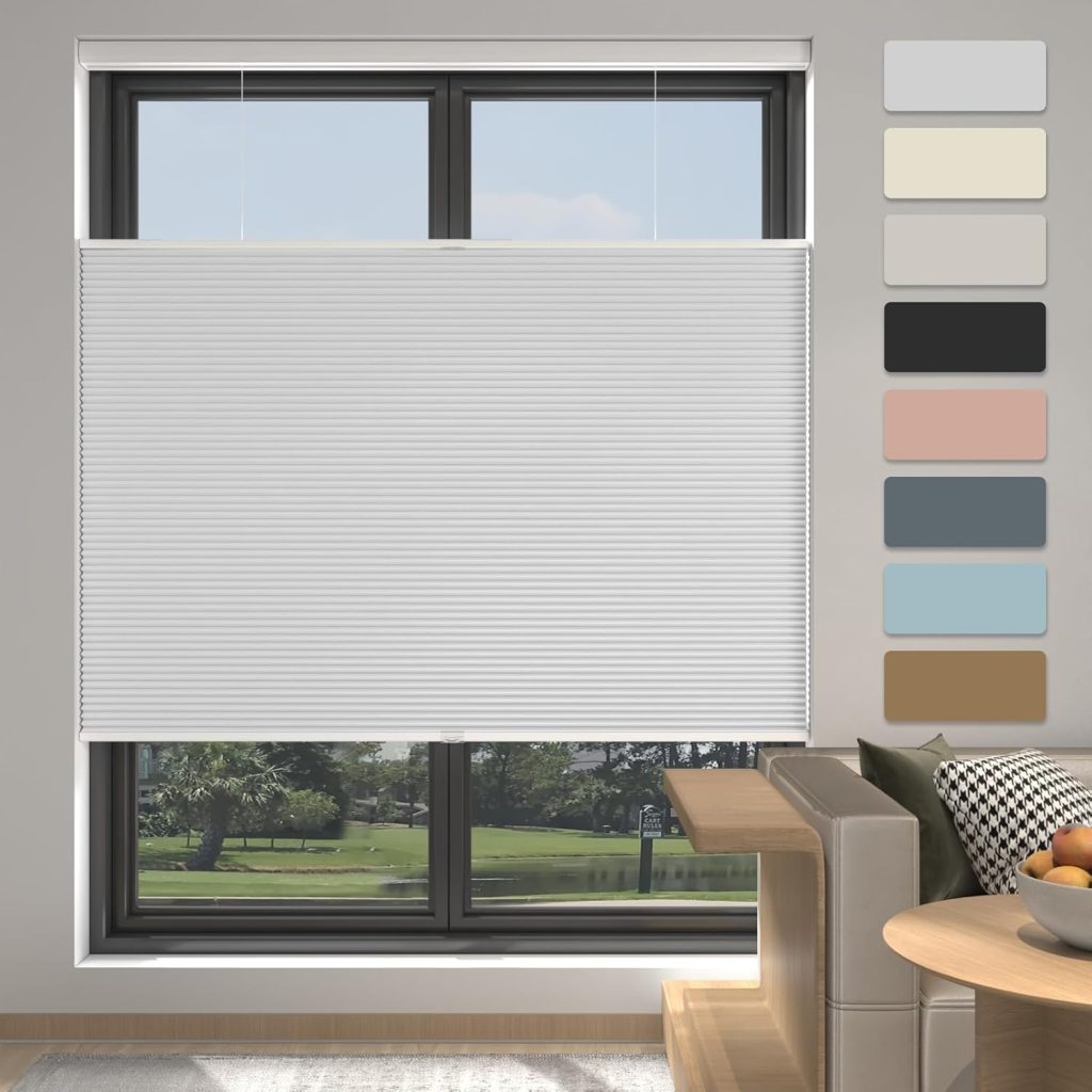 No Drill No Tools Top Down Bottom Up Cellular Shades