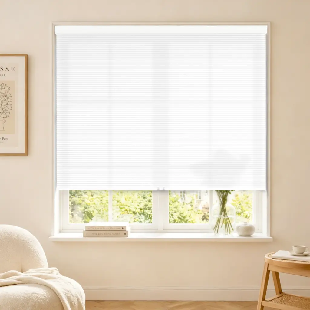Cordless Blackout Cellular Shades for Windows