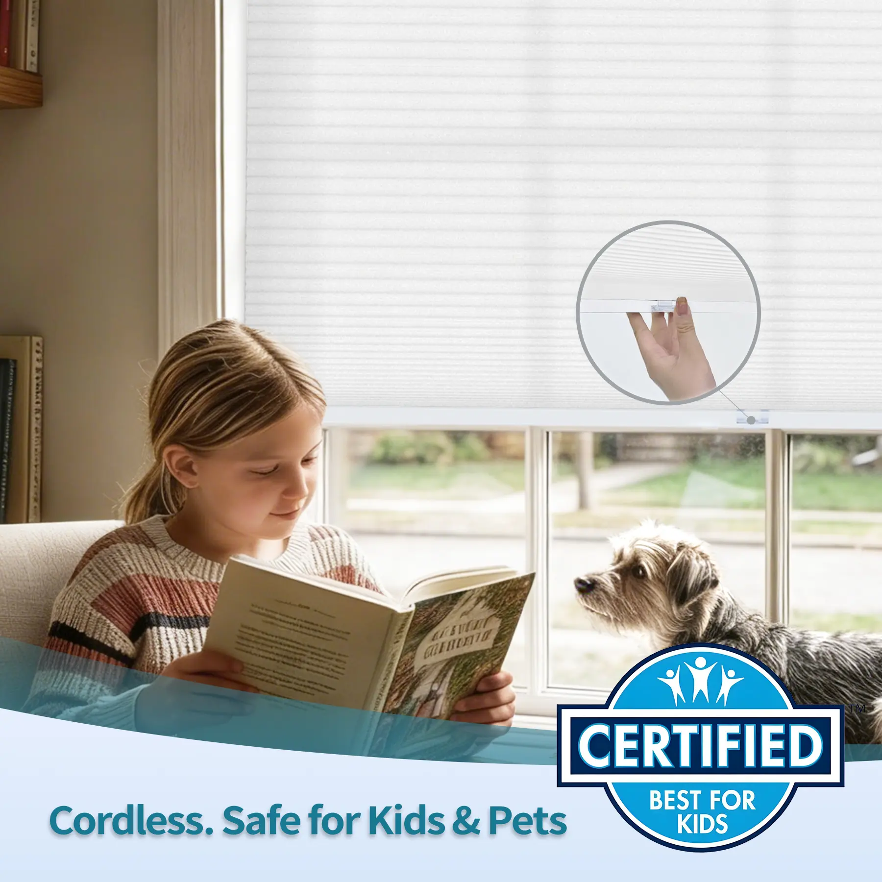 Cordless Blackout Cellular Shades for Windows - Image 4